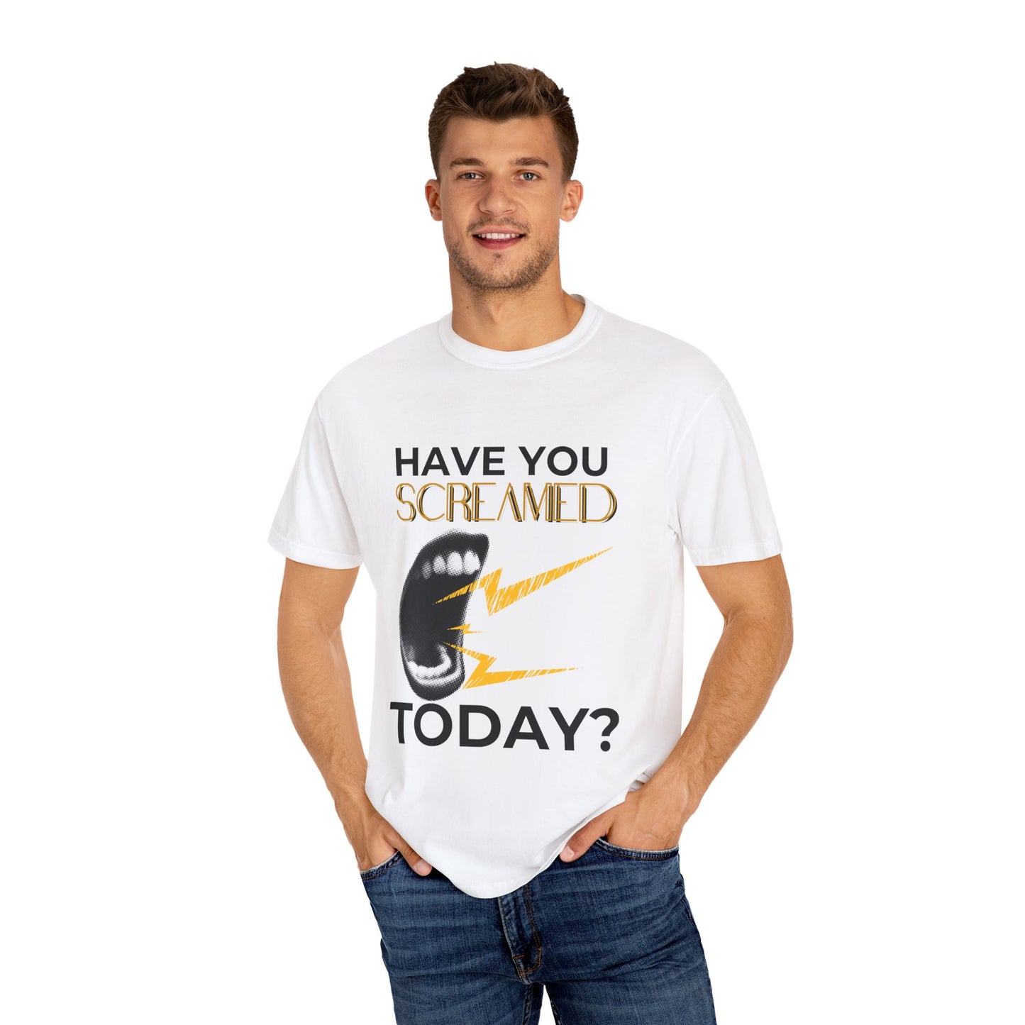 ADULTA COLLECTION - Have You Screamed Today? | Funny Gift, Casual Wear, Everyday Tee, Conversation Starter, Grown Up Tragedies